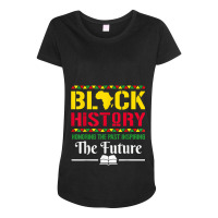 Honoring Pasinspiring Future - Black History Month Music Vintage Maternity Scoop Neck T-shirt | Artistshot