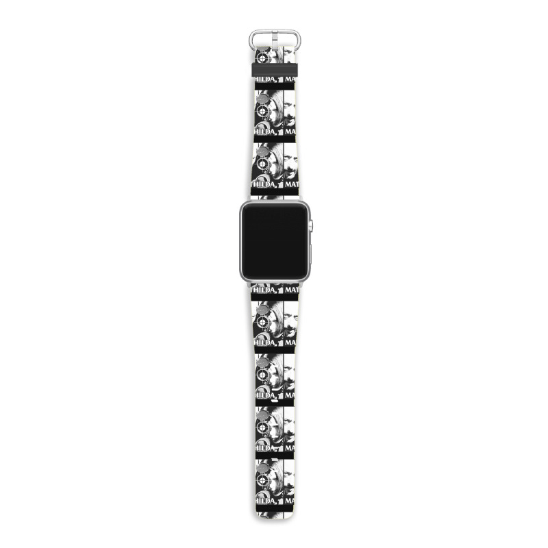 Mathilda, The Mathilda, Mathilda Art, Mathilda Vintage, Mathilda Paint Apple Watch Band | Artistshot