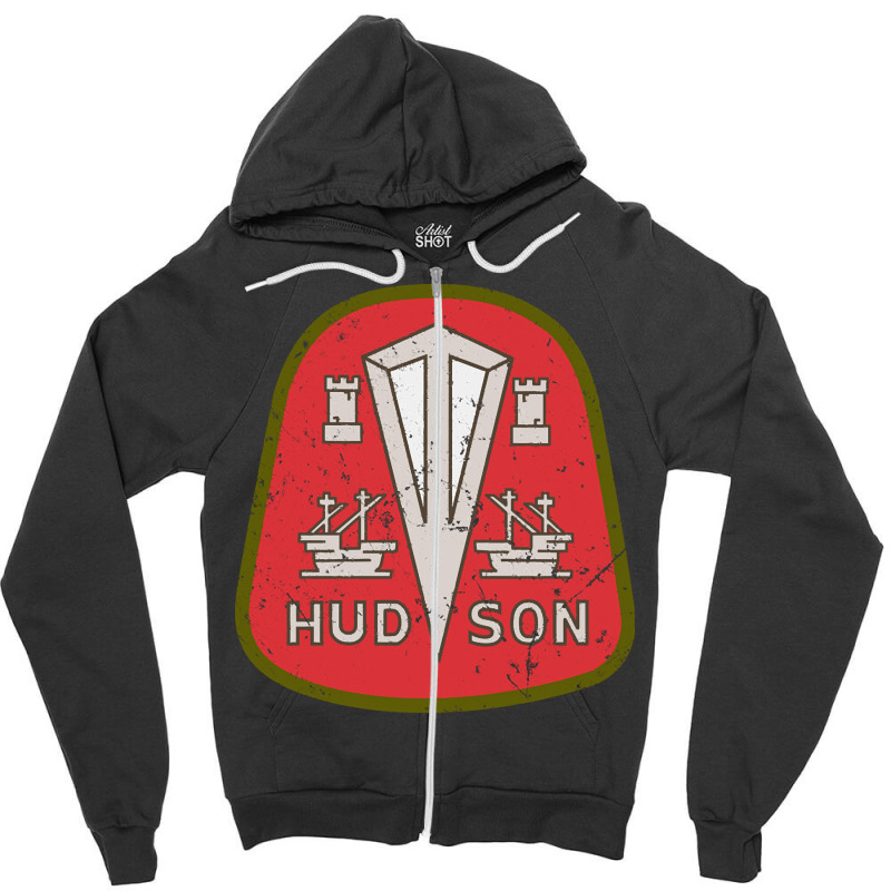 Hudson, The Hudson, Hudson Art, Hudson Vintage, Hudson Painting, Hudso Zipper Hoodie | Artistshot