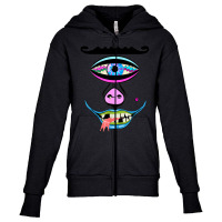 Halloween Costume Cute Crazy Cyclops One Eye Cartoon Monster Youth Zipper Hoodie | Artistshot