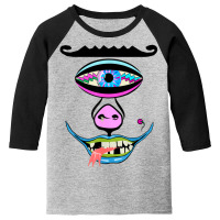 Halloween Costume Cute Crazy Cyclops One Eye Cartoon Monster Youth 3/4 Sleeve | Artistshot