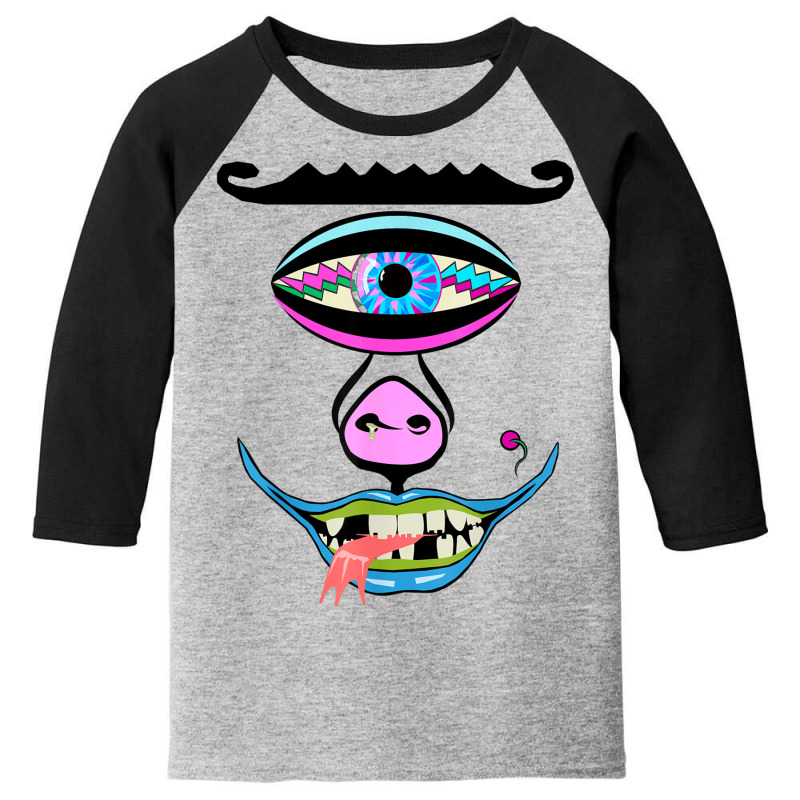 Halloween Costume Cute Crazy Cyclops One Eye Cartoon Monster Youth 3/4 Sleeve by Bestshirt | Artistshot