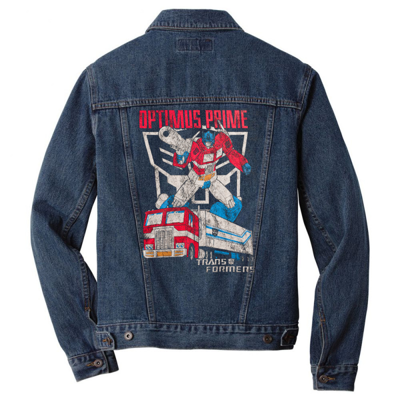 Transformers Optimus Prime, Transformers Optimus Prime Vintage, Transf Men Denim Jacket | Artistshot