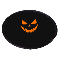 Halloween Costume Jack O Lantern Pumpkin Face Women Men Oval Patch | Artistshot