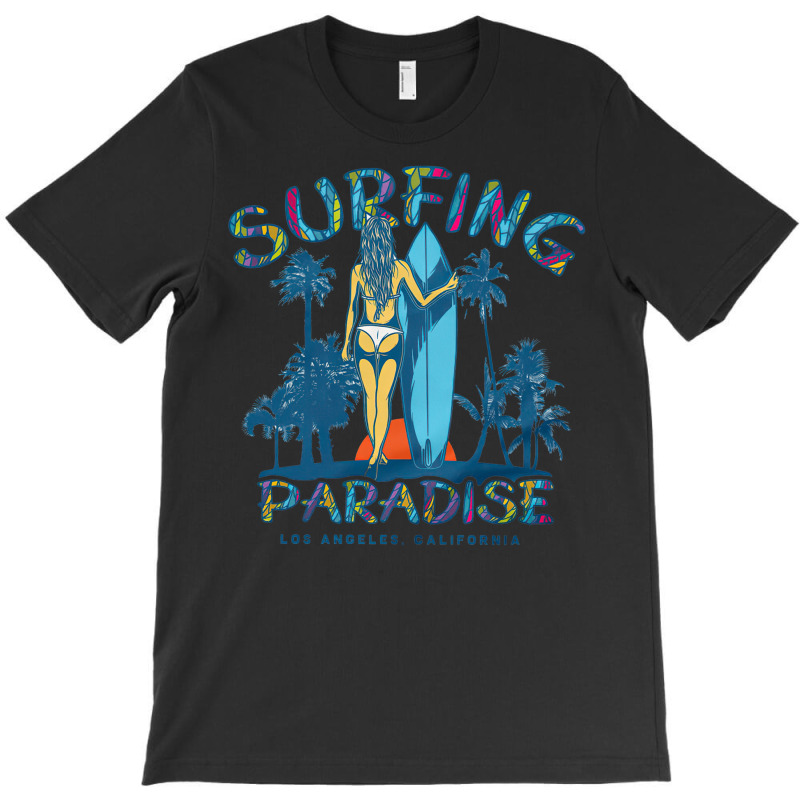 Surfing Paradise California, Surfing Paradise California Vintage, Surf T-shirt | Artistshot