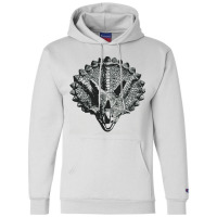 Triceratops, Triceratops Vintage, Triceratops Art, Triceratops Paintin Champion Hoodie | Artistshot