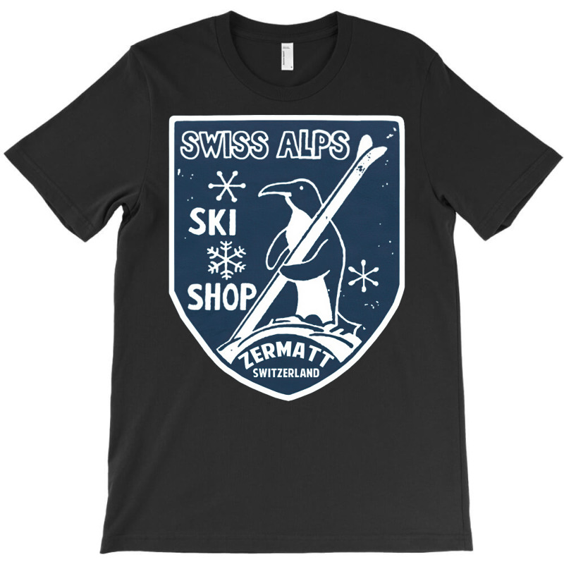 Ski Swiss Alp, Ski Swiss Alp Vintage, Ski Swiss Alp Art, Ski Swiss Alp T-shirt | Artistshot