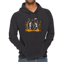 Halloween Dancer Spooky Dancing Skeleton Trick Or Treating Vintage Hoodie | Artistshot