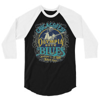 Olympia Beer Blues, The Olympia Beer Blues, Chicagofest Blues 1980, Ol 3/4 Sleeve Shirt | Artistshot