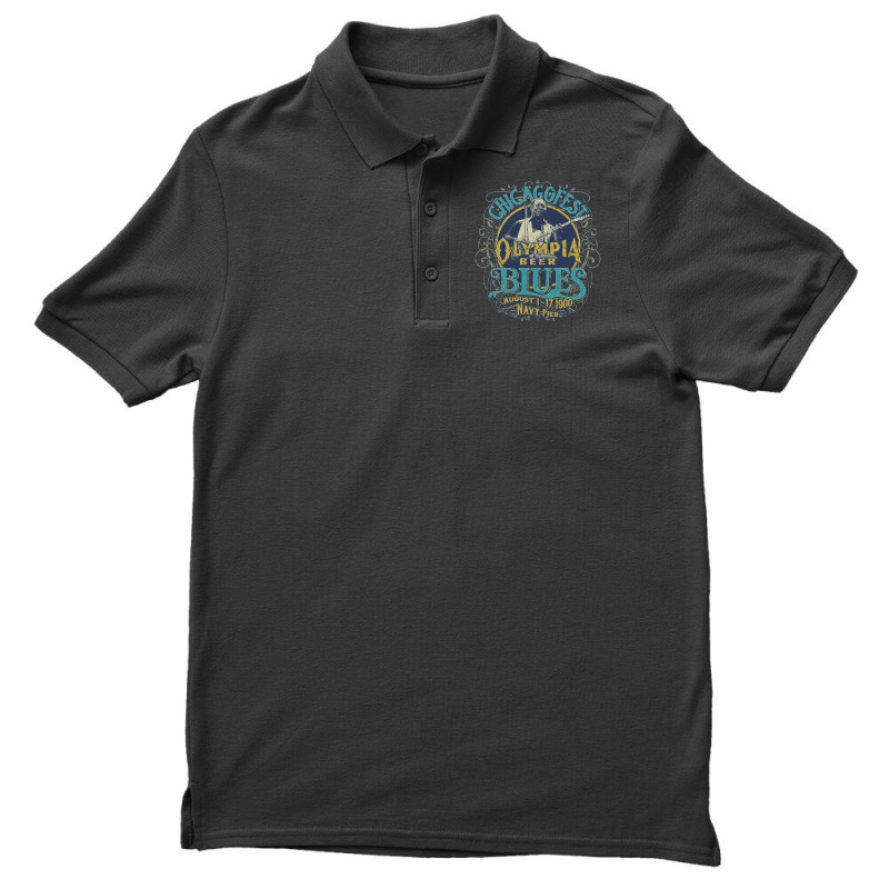 Olympia Beer Blues, The Olympia Beer Blues, Chicagofest Blues 1980, Ol Men's Polo Shirt | Artistshot