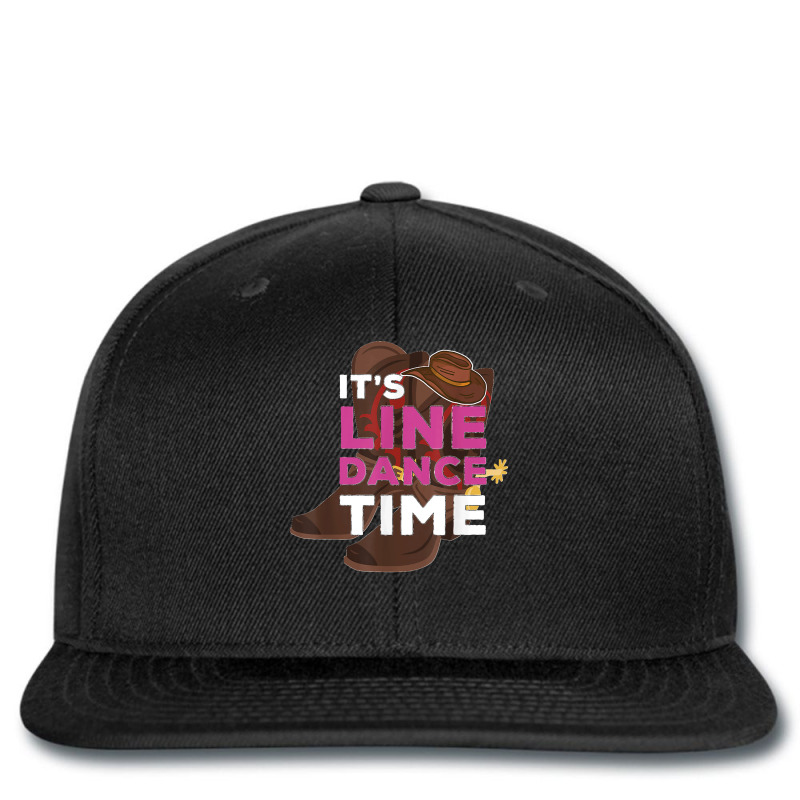 It's Line Dance Time Country Western Line Dancer Boots Hat Printed hat by cm-arts | Artistshot