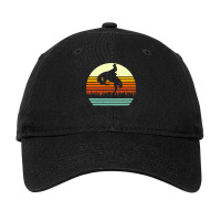 Rodeo Bucking Bronco Horse Retro Style Adjustable Cap | Artistshot