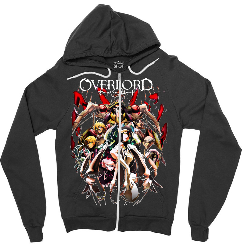 Overlord Novel Kugane Zipper Hoodie by cm-arts | Artistshot