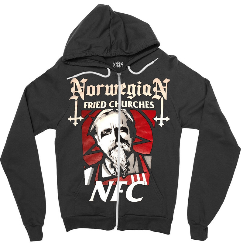 Norwegian Fried Churches, The Norwegian Fried Churches, Norwegian Frie Zipper Hoodie | Artistshot