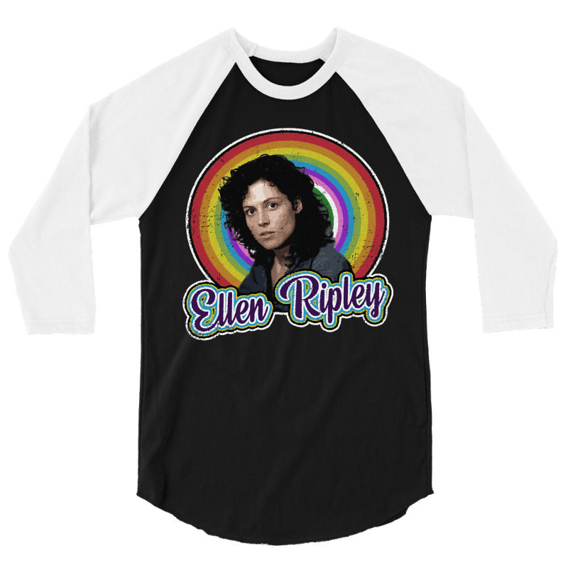 Ellen Ripley, Ellen Ripley Vintage, Ellen Ripley Art, Ellen Ripley Pai 3/4 Sleeve Shirt | Artistshot