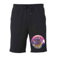 Goblincore Aesthetics Mushroom Skull Fleece Short | Artistshot