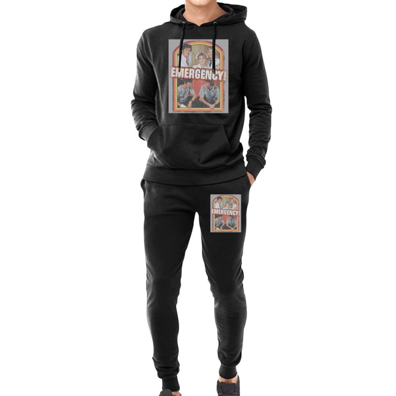 Emergency, Retro Cast, Hoodie & Jogger Set | Artistshot