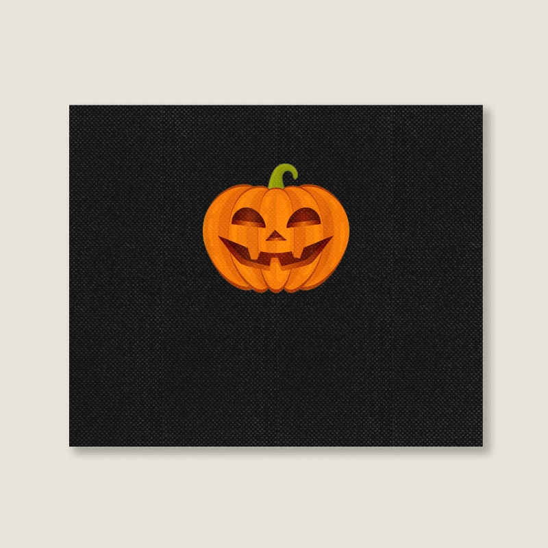 Halloween Jack O Lantern Pumpkin Landscape Canvas Print | Artistshot