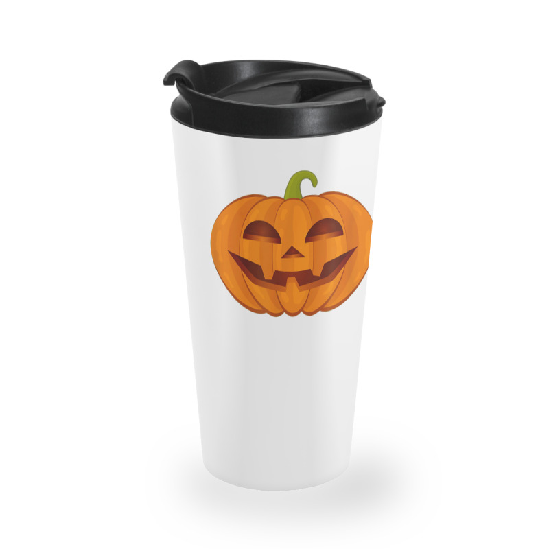 Halloween Jack O Lantern Pumpkin Travel Mug | Artistshot