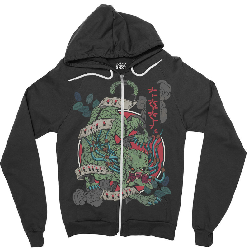 One Ugly Mother Fucker, The One Ugly Mother Fucker, One Ugly Mother Fu Zipper Hoodie | Artistshot