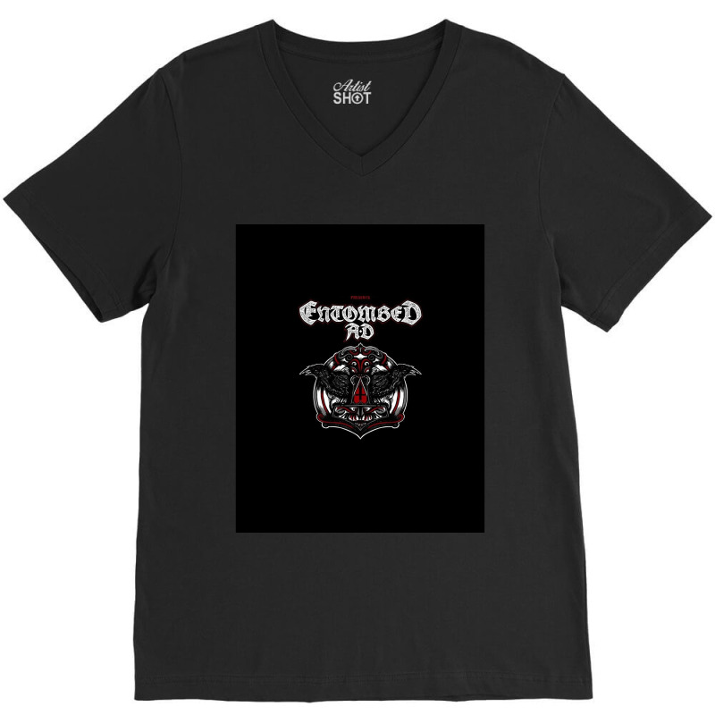 Entombed Ad Graphic V-neck Tee | Artistshot