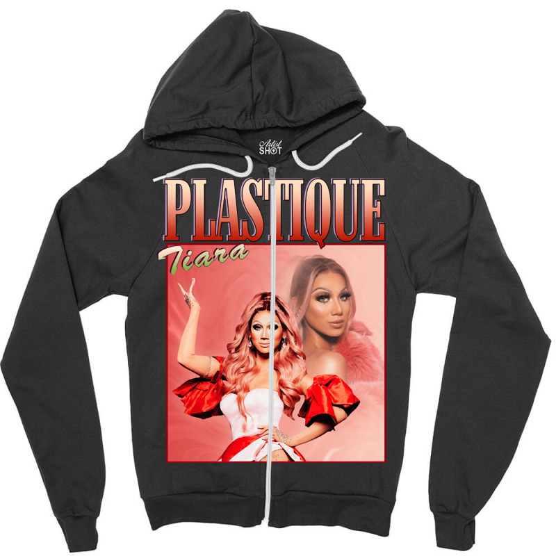 Plastique Tiara, The Plastique Tiara, Plastique Tiara Art, Plastique T Zipper Hoodie | Artistshot