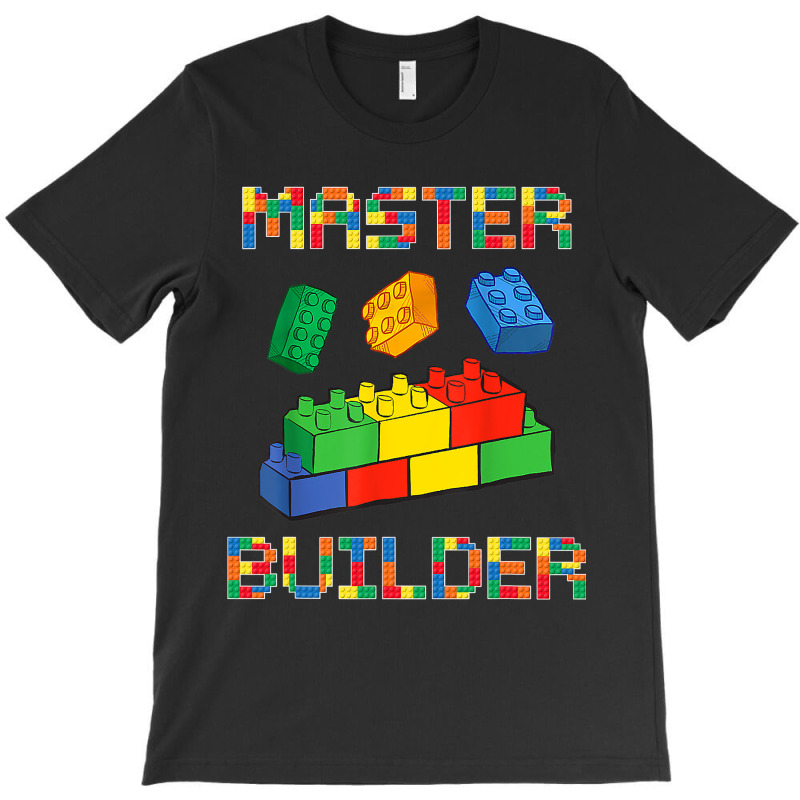 Brick Builder Blocks Building Master Builder Funny Toys Kids T-shirt | Artistshot