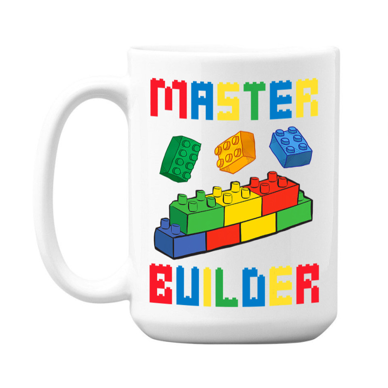 Brick Builder Funny Blocks Building Master Builder Toys Kids 15 Oz Coffee Mug | Artistshot