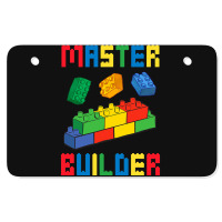 Brick Builder Funny Blocks Building Master Builder Toys Kids Atv License Plate | Artistshot