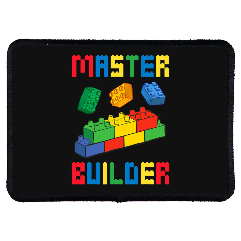 Brick Builder Funny Blocks Building Master Builder Toys Kids Rectangle Patch | Artistshot