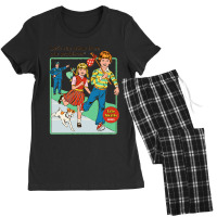 Lets Run Away Classic Women's Pajamas Set | Artistshot