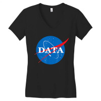 Data Funny Statistics Analyst Space Scientist Engineer Women's V-neck T-shirt | Artistshot