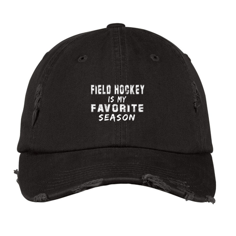 Field Hockey Is My Favorite Season Vintage Cap by cm-arts | Artistshot