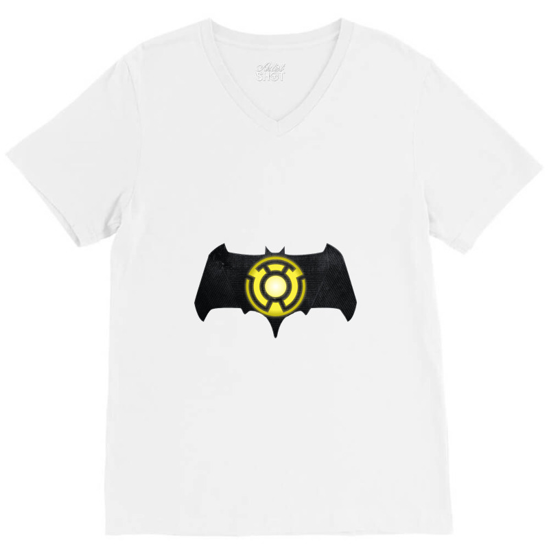 Sinestro Corps Bat,bat Hero V-Neck Tee by myrimidia | Artistshot