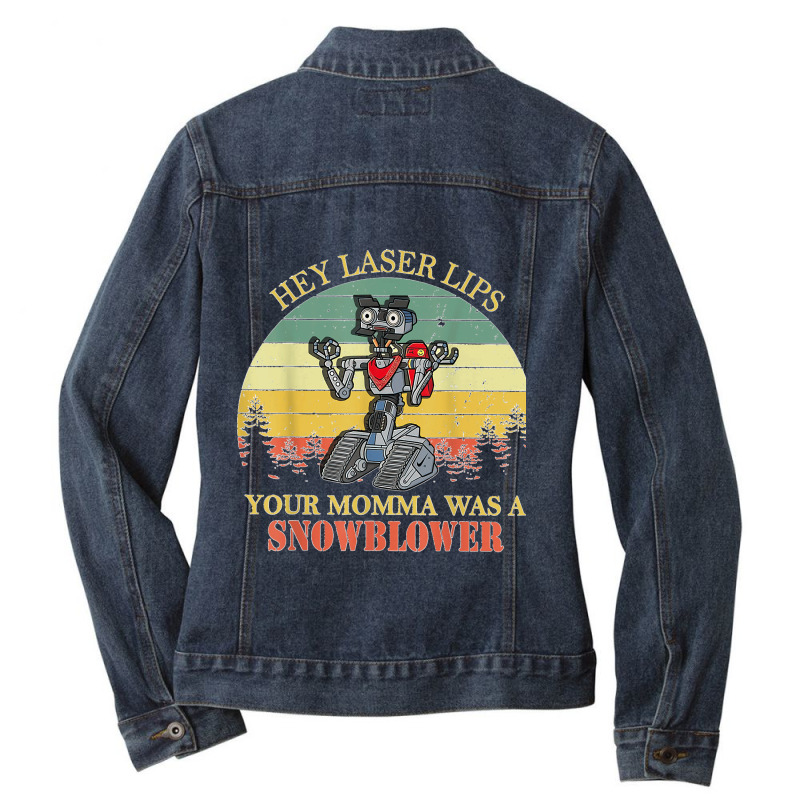 Hi I'm Ralph Funny Words Nickname Vintage Retro Ladies Denim Jacket by cm-arts | Artistshot