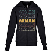 Arman Arman Arman Arman Arman Youth Zipper Hoodie | Artistshot