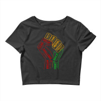 Inspiring Black Leaders Power Fishand Black History Month Video Games  Crop Top | Artistshot