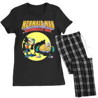 Mermaid Man Barnacle Boy Women's Pajamas Set | Artistshot