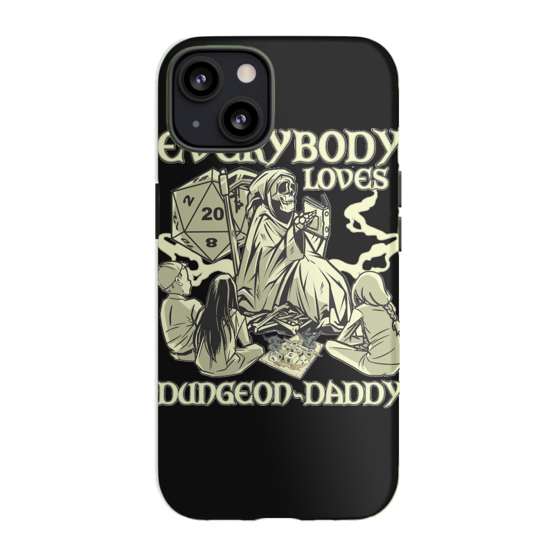 Rpg Gamer Dungeon Daddy D20 Dice Pen And Paper Board Game Classic Iphone 13 Case | Artistshot