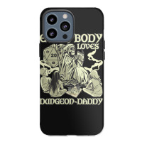 Rpg Gamer Dungeon Daddy D20 Dice Pen And Paper Board Game Classic Iphone 13 Pro Max Case | Artistshot