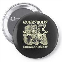 Rpg Gamer Dungeon Daddy D20 Dice Pen And Paper Board Game Classic Pin-back Button | Artistshot