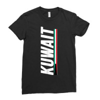 Kuwait T-shirt Ladies Fitted T-shirt | Artistshot