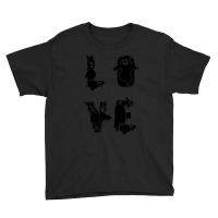 Halloween Love Ghosts Halloween Ghosts Youth Tee | Artistshot