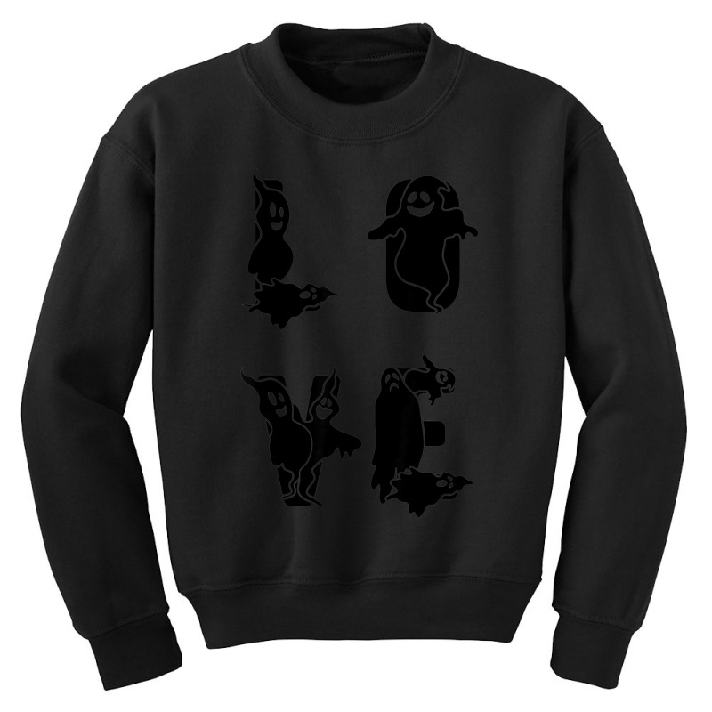 Halloween Love Ghosts Halloween Ghosts Youth Sweatshirt by Newshirt | Artistshot