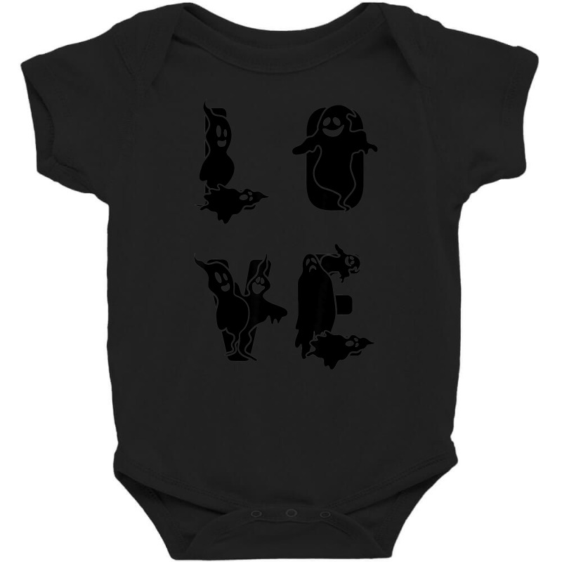 Halloween Love Ghosts Halloween Ghosts Baby Bodysuit by Newshirt | Artistshot