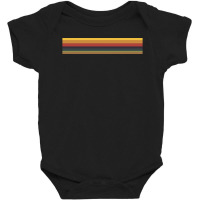 13th Doctor Rainbow Stripe Baby Bodysuit | Artistshot