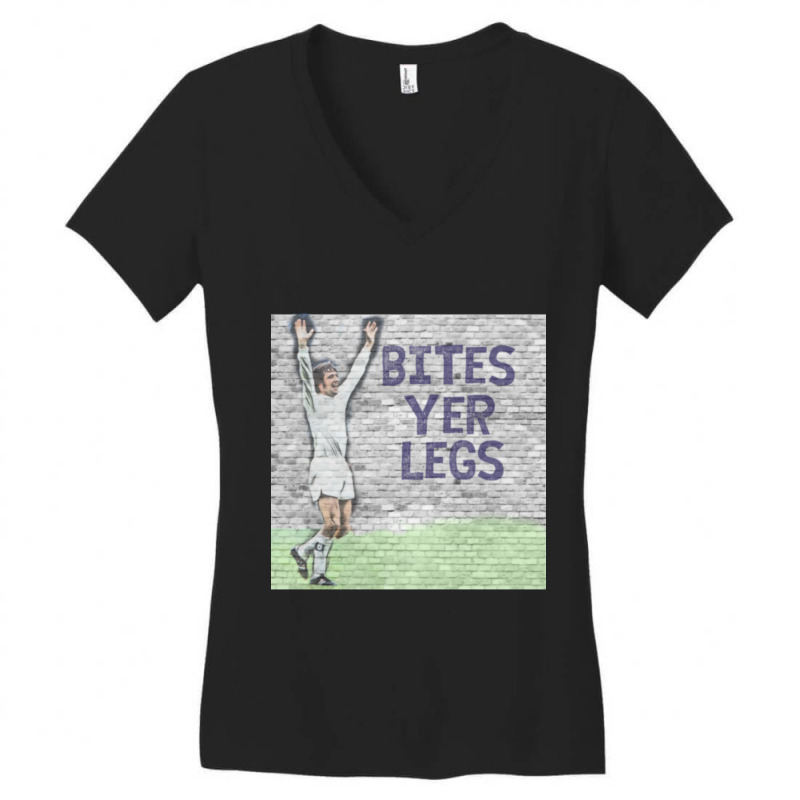 Norman Bite Yer Legs Hunter Women's V-Neck T-Shirt by cm-arts | Artistshot