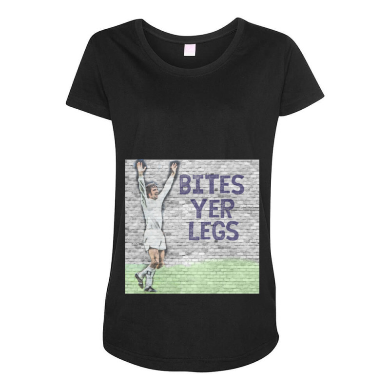 Norman Bite Yer Legs Hunter Maternity Scoop Neck T-shirt by cm-arts | Artistshot