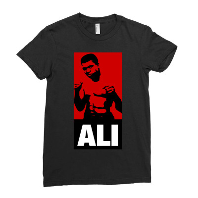 Muhammad Ali Ladies Fitted T-shirt Designed By Tshiart