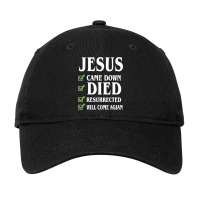 Jesus Christ Christian Tick, Will Come Again T Shirt Adjustable Cap | Artistshot